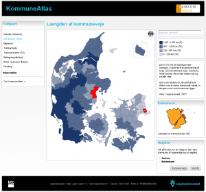 Længde af kommuneveje - København og Aarhus