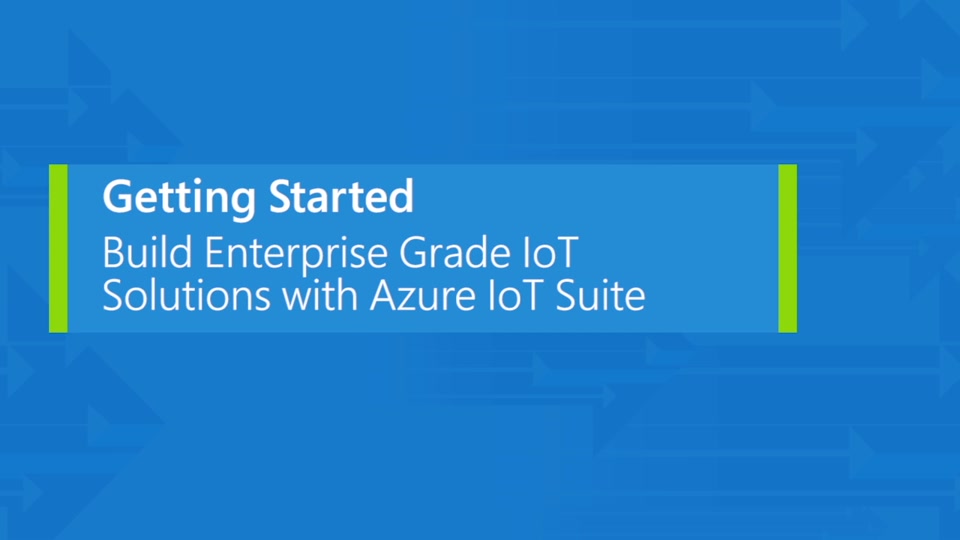 Introduction to IoT Suite and IoT Hub for developers